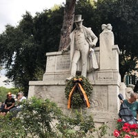 Photo taken at Piazza Giuseppe Gioacchino Belli by Jen K. on 7/26/2018