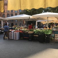 Photo taken at Piazza di San Cosimato by Jen K. on 9/21/2019
