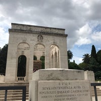 Photo taken at Mausoleo Ossario Gianicolense by Jen K. on 5/1/2019