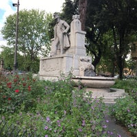 Photo taken at Piazza Giuseppe Gioacchino Belli by Jen K. on 5/4/2019