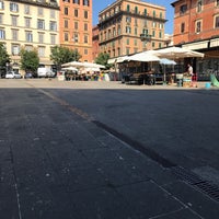 Photo taken at Piazza di San Cosimato by Jen K. on 8/16/2018