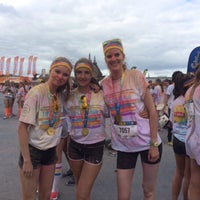 Photo taken at The Color Run by Amber V. on 9/6/2015