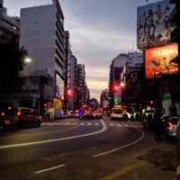 Photo taken at Av. Córdoba y Av. Pueyrredón by Tomás B. on 7/16/2015