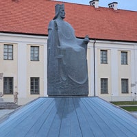 Photo taken at Monument to King Mindaugas by Ilias C. on 4/3/2023
