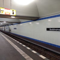 Photo taken at U Boddinstraße by Ilias C. on 11/19/2018