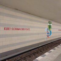 Photo taken at U Kurt-Schumacher-Platz by Ilias C. on 8/30/2018