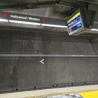 Photo taken at Metro Rail - Hollywood/Western Station (B) by Ilias C. on 3/24/2024