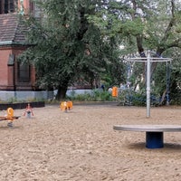 Photo taken at Spielplatz an der Apostel-Paulus-Kirche by Ilias C. on 7/17/2020