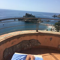 Photo taken at Panoramic Hotel Taormina by Анастасия on 8/1/2016