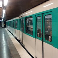Photo taken at Métro Porte de Pantin [5] by Marcos B. on 3/8/2014