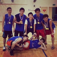 Photo taken at Jammers Basketball League @ Queensway Sec Sch by PK O. on 4/5/2014