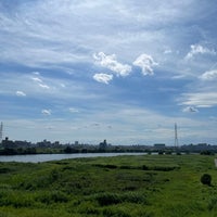 Photo taken at 扇大橋 by Takayuki H. on 7/24/2022