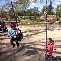 Photo taken at Hilly Fields Children&amp;#39;s Playground by Agnes E. on 4/15/2014