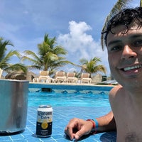 Photo taken at Krystal Cancún (Beach Bar) by Junior C. on 7/1/2019