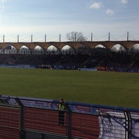 Photo taken at Marschweg-Stadion by Hanna K. on 2/23/2014