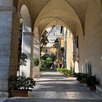Photo taken at Giardino Storico di Palazzo Venezia by Jacob F. on 10/16/2021