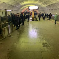 Photo taken at metro Krasnogvardeyskaya by Adv 8. on 1/17/2022