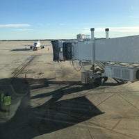 Photo taken at Gate A27 by Claudia P. on 10/28/2017