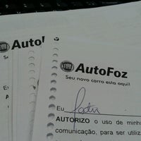 รูปภาพถ่ายที่ Autofoz - Fiat โดย Geybson d. เมื่อ 12/27/2012