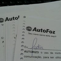 Photo taken at Autofoz - Fiat by Geybson d. on 12/27/2012