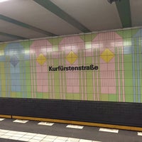 Photo taken at U Kurfürstenstraße by Lee S. on 5/4/2016