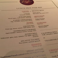 Снимок сделан в Tender Restaurant and Lounge пользователем Harry C. 12/14/2016