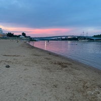 Photo taken at Кремлёвский пляж by Ivan P. on 7/13/2021