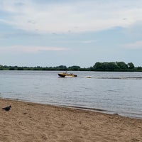 Photo taken at Юрьевский пляж by Ivan P. on 7/13/2021
