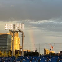 Photo taken at Left Field Stand by かおりんこ on 9/21/2023