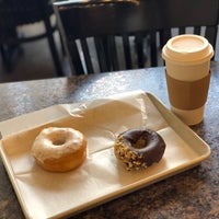 Photo taken at Revolution Doughnuts &amp;amp; Coffee by @karenlisa on 7/11/2018