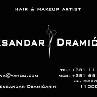 Photo taken at Hair &amp; Makeup studio Aleksandar Dramićanin by Dusan K. on 7/30/2014