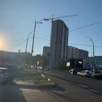 Photo taken at Holosiivska Square by Oleksiy D. on 8/6/2020