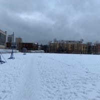Photo taken at Стадiон КНУБА by Oleksiy D. on 1/4/2019