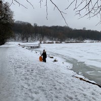 Photo taken at Нижній Голосіївський ставок by Oleksiy D. on 1/2/2019