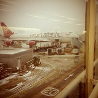Photo taken at Virgin Atlantic Flight 19 by Justin L. on 1/19/2013