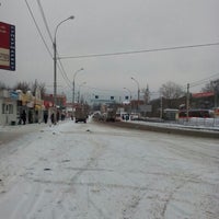 Photo taken at Остановка &amp;quot;Улица 1905 года&amp;quot; by Никита P. on 2/21/2015