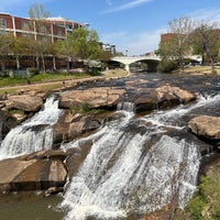 Photo taken at Falls Park On The Reedy by Jeff B. on 4/8/2024