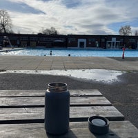 Photo taken at Brockwell Lido by Jan H. on 2/5/2022