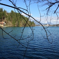 Photo taken at Lake Bled by Daewook Ban on 4/15/2013