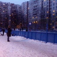 Photo taken at Каток во дворе by Regina P. on 1/26/2014