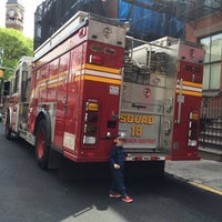 Photo taken at FDNY Squad 18 by Niklas W. on 5/14/2016