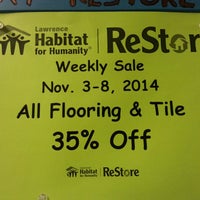 Photo taken at Lawrence Habitat for Humanity Restore by Cassandra F. on 11/3/2014