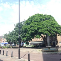 Photo taken at Hornsey Town Hall Square by Mona on 6/29/2015