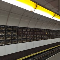 Photo taken at Metro =B= Náměstí Republiky by Mykhailo D. on 4/5/2024