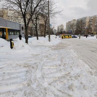 Photo taken at Зупинка «Тростянецька вулиця» by Mykhailo D. on 2/12/2021
