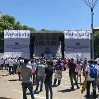 Photo taken at Паркинг возле Дворца &amp;quot;Украина&amp;quot; by Yaron K. on 5/26/2018
