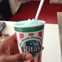 Photo taken at Rita&amp;#39;s by Silent A. on 3/8/2013