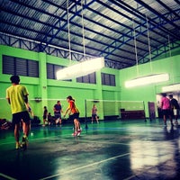 Photo taken at Diamond-Badminton court by Polasit U. on 2/18/2016