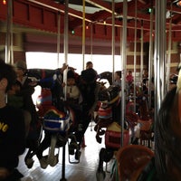 Photo taken at Central Park Carousel by Shizuka M. on 4/13/2013