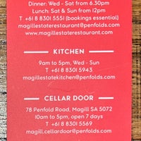 Foto tirada no(a) Penfolds Magill Estate Cellar Door &amp;amp; Restaurant por Doddy em 6/19/2022